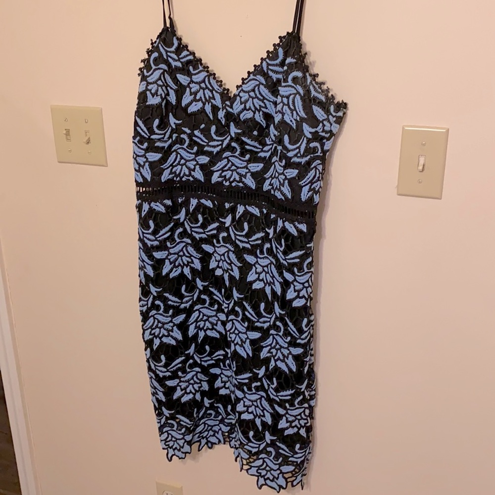 Blue cocktail dress